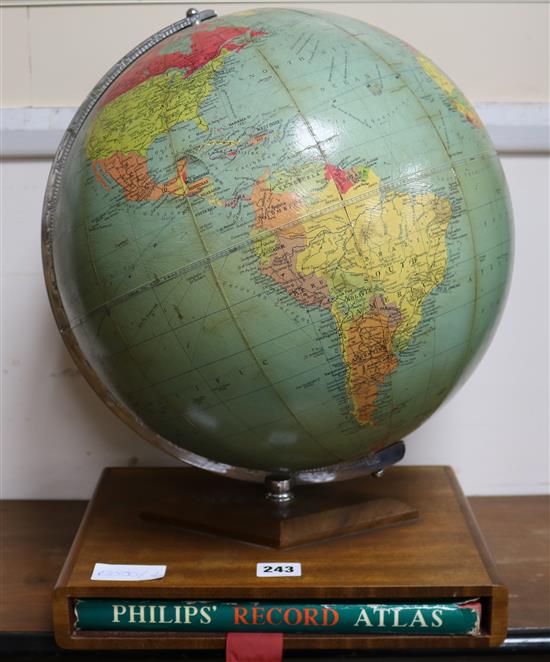 A globe on stand